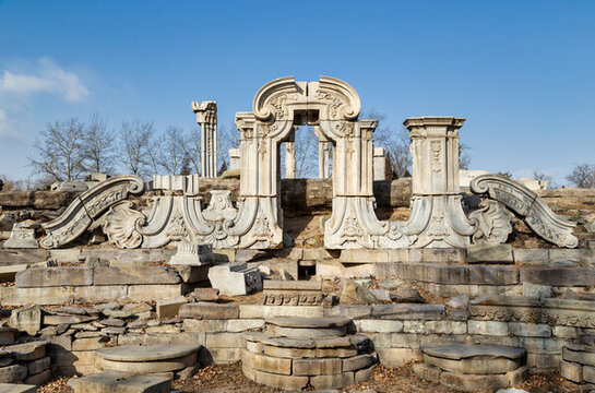 冬季的圓明園遺址