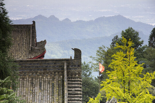 青城山天國(guó)寺一角