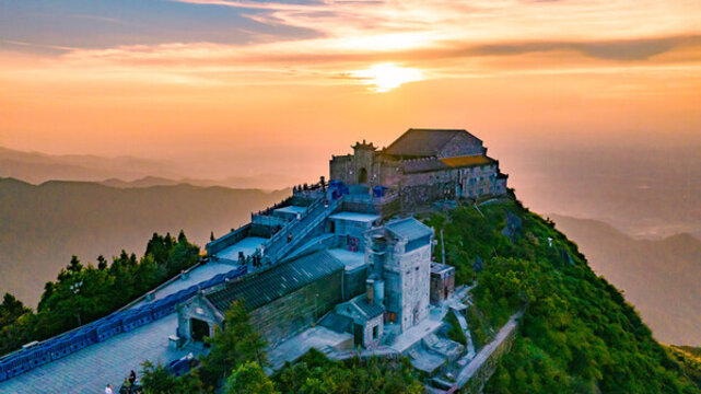 祝融峰夕照