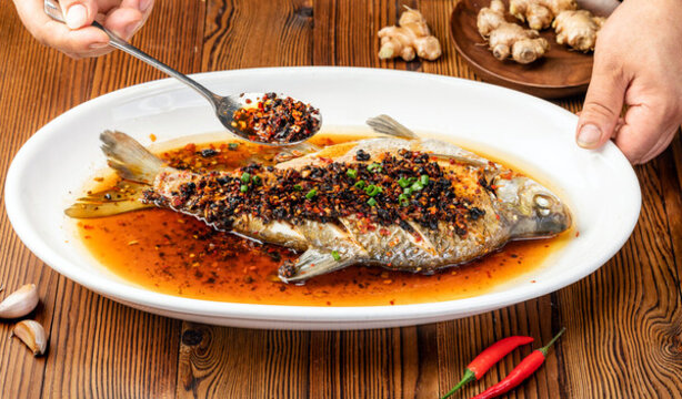 辣蒸邊魚