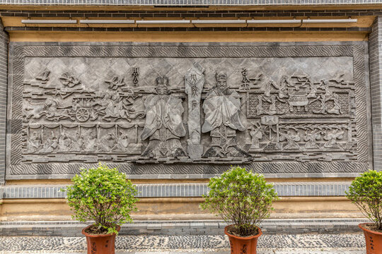 周公召公分陜而治浮雕藝術(shù)