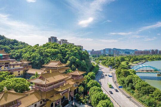 上虞多寶講寺航拍