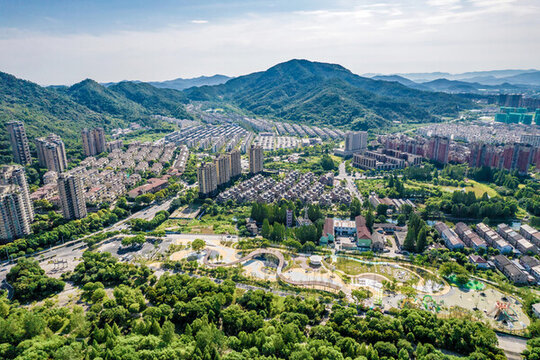 上虞城市風(fēng)光航拍