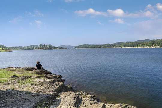 黃陂月亮湖風光