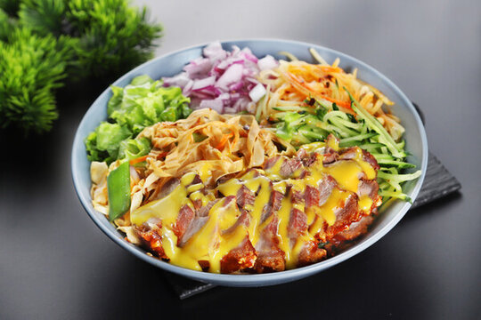 蜂蜜芥末烤豬肉飯