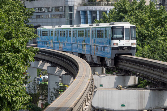 重慶軌道交通跨座式單軌列車