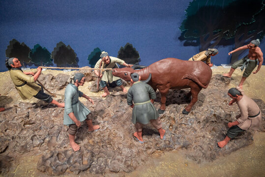 古代勞工勞動(dòng)場(chǎng)景
