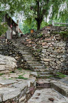 小山村石頭建筑
