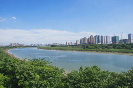 泉州晉江河流風(fēng)景