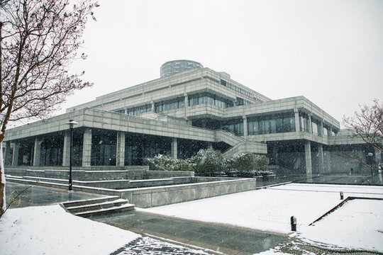 冬日校園