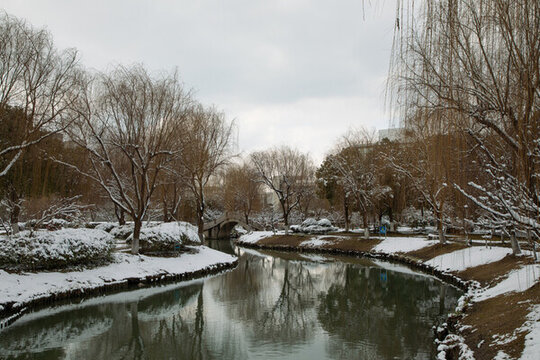 常熟理工雪景