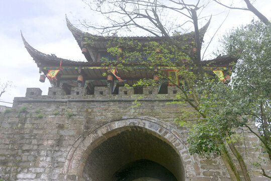 都江堰西關(guān)宣威門(mén)城樓