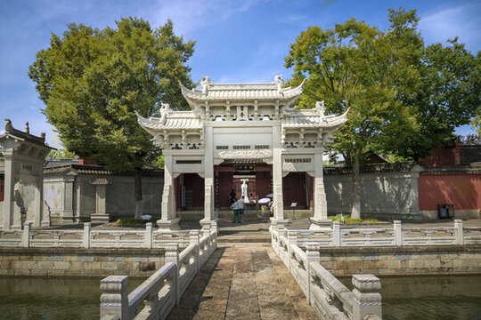 嘉興海寧鹽官孔廟學(xué)宮泮宮坊
