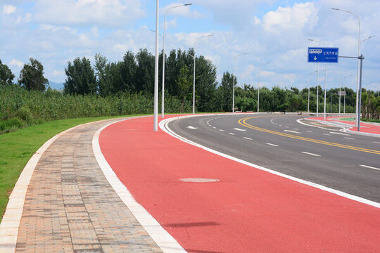 道路跑步道路城鄉(xiāng)道路