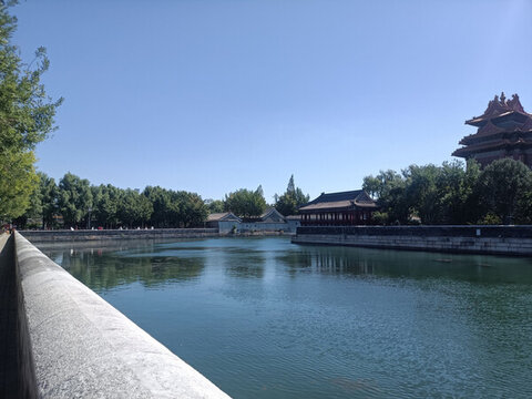 故宮護(hù)城河景觀
