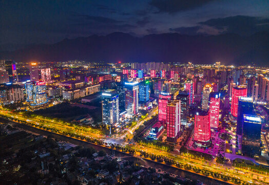 福州高新區(qū)海西園夜景