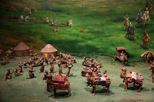 甘肅古代人類(lèi)生活場(chǎng)景再現(xiàn)