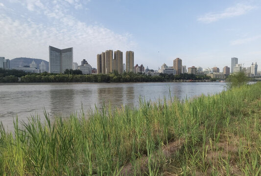 蘭州黃河邊風(fēng)光
