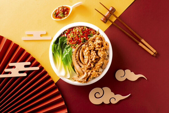 剁椒鹵肉飯