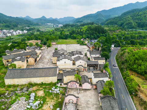 安徽皖南風(fēng)光呈坎古鎮(zhèn)