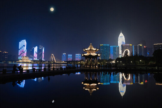 紹興城市夜景