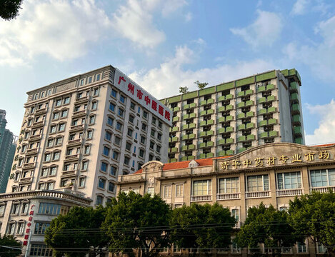 廣州清平市場(chǎng)與中醫(yī)院