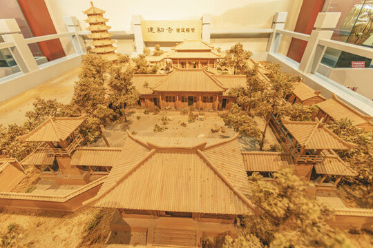 南京十朝歷史文化館建初寺模型