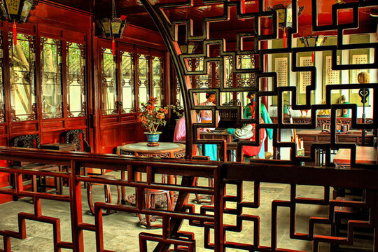 上海青浦區(qū)大觀園景區(qū)風光