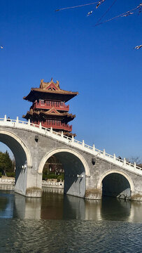清明上河園九龍橋