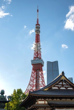 東京塔與增上寺