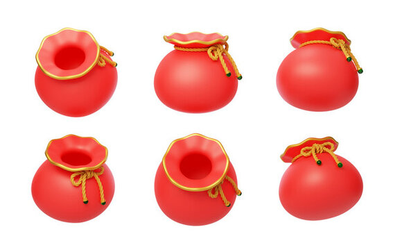 新春新年活動獎(jiǎng)勵(lì)祝福福袋3D