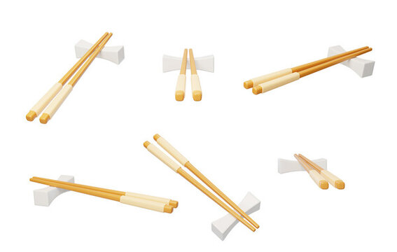 餐饮工具饮食传统喜庆筷子3D