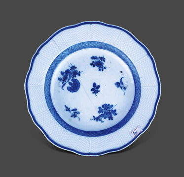 清代青花瓷盤(pán)