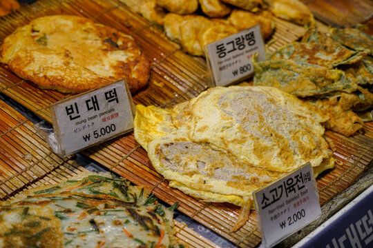 韓式煎餅韓國小吃夜市美食