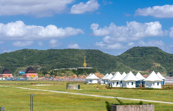 浙江舟山市岱山鹿欄晴沙