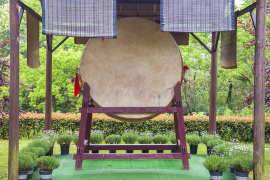 象山影視城大鼓
