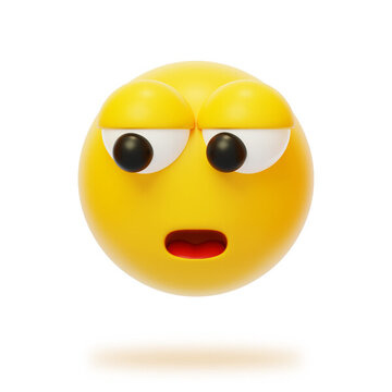 社交情緒表情情感反應(yīng)嘆氣3D