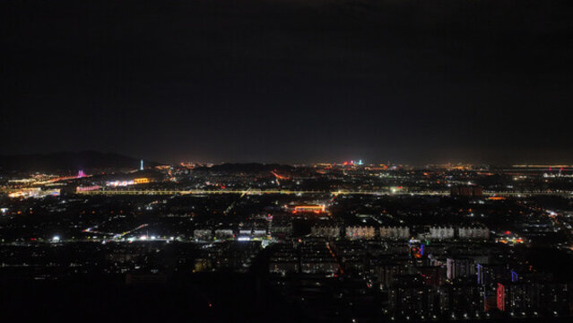 青島夜景白沙河夜景