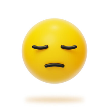 社交情緒表情情感反應無語3D