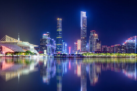廣州珠江新城夜景