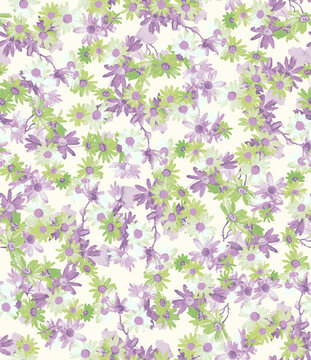 绿紫小花