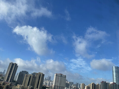 城市上空