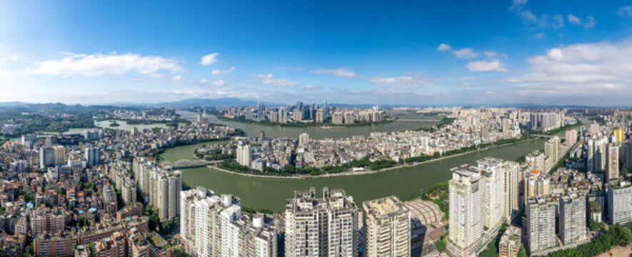 惠州航拍全景圖