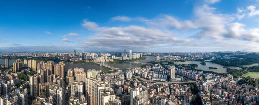 惠州合生大橋方向航拍全景圖