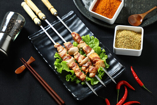 烤蒜瓣肉