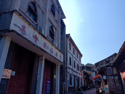 重慶渝北龍興古鎮(zhèn)基督教教堂