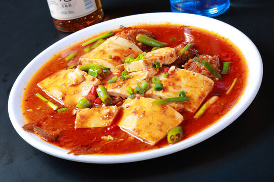 黃魚燒豆腐