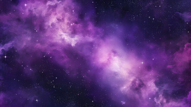 紫色星空宇宙背景