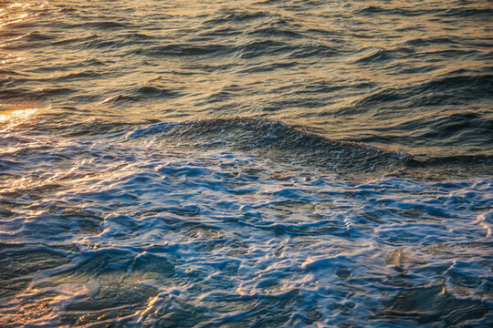 海浪花深海背景紋理大海洋水域