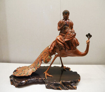 斑銅孔雀明王如來(lái)佛祖